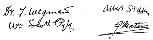Signatures