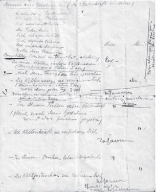 Nz Oskar Schmiedel with notes by Rudolf Steiner in italics