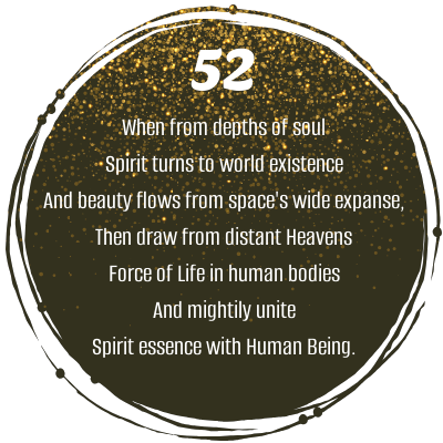 The Calendar of the Soul Verse 52