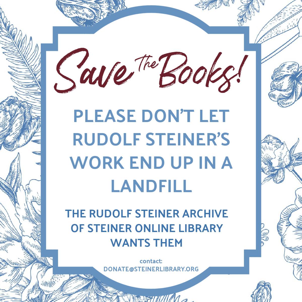 Save the Books!